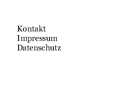 Kontakt, Impressum, Datenschutz